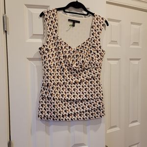 Geometric patterned blouse